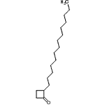 CAS 登录号：35493-47-1， 2-十四烷基环丁壬