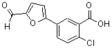 CAS 登录号：355142-36-8， 2-氯-5-(5-甲酰基-2-呋喃基)苯甲酸