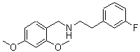 CAS 登录号：355381-59-8， N-(2,4-二甲氧基苄基)-2-(3-氟苯基)乙胺