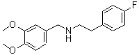 CAS 登录号：355381-83-8， (3,4-二甲氧基-苄基)-[2-(4-氟-苯基)-乙基]-胺