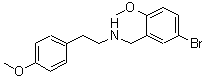 CAS 登录号：355382-22-8， N-(5-溴-2-甲氧基苄基)-2-(4-甲氧基苯基)乙胺