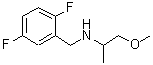 CAS 登录号：355814-29-8， N-(2,5-二氟苄基)-1-甲氧基-2-丙胺