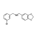 CAS 登录号：355814-90-3， 1-(1,3-苯并二氧戊环-5-基)-N-(3-溴苄基)甲胺