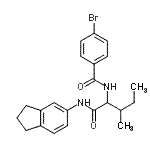 CAS#: 356054-63-2, N<Sup>2</Sup>-(4-Bromobenzoyl)-N-(2,3-Dihydro-1H-Inden-5-Yl)Isoleucinamide