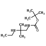 CAS 登录号：356058-20-3， 叔-丁基N-(2-乙基氨基-2-甲基-丙基)氨基甲酸酯