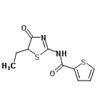 CAS#: 356081-78-2, N-(5-Ethyl-4-Oxo-4,5-Dihydro-1,3-Thiazol-2-Yl)-2-Thiophenecarboxamide