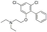 CAS 登录号：3562-26-3， 2-(3,5-二氯-2-苯基苯氧基)-N,N-二乙基乙胺