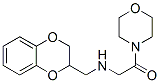 CAS#: 3562-90-1, 2-(2,3-Dihydro-1,4-Benzodioxin-2-Ylmethylamino)-1-Morpholin-4-Ylethanone