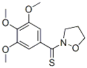 CAS 登录号：35624-96-5， 1,2-恶唑烷-2-基-(3,4,5-三甲氧基苯基)甲硫酮