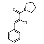 CAS#: 356529-10-7, (2Z)-2-Chloro-3-Phenyl-1-(1-Pyrrolidinyl)-2-Propen-1-One