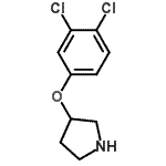 CAS#: 356558-49-1, 3-(3,4-Dichlorophenoxy)Pyrrolidine