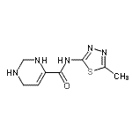 CAS#: 356792-83-1, N-(5-Methyl-1,3,4-Thiadiazol-2-Yl)-1,2,3,6-Tetrahydro-4-Pyrimidinecarboxamide