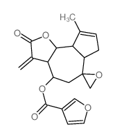 CAS#: 35682-60-1, (9-Methyl-3-Methylidene-2-Oxospiro[4,5,6a,7,9a,9b-Hexahydro-3aH-Azuleno[4,5-b]Furan-6,2'-Oxirane]-4-Yl) Furan-3-Carboxylate