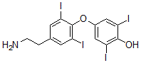 CAS#: 3571-49-1, 4-[4-(2-Aminoethyl)-2,6-Diiodophenoxy]-2,6-Diiodophenol