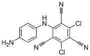 CAS#: 35727-97-0, 2-[(4-Aminophenyl)Amino]-4,6-Dichlorobenzene-1,3,5-Tricarbonitrile