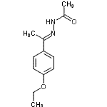 CAS 登录号：357294-71-4， N'-[(1E)-1-(4-乙氧基苯基)亚乙基]乙酰肼