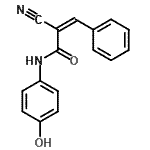 CAS#: 357315-48-1, (2Z)-2-Cyano-N-(4-Hydroxyphenyl)-3-Phenylacrylamide