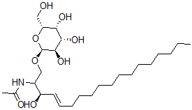 CAS#: 35823-61-1, N-[(E,3R)-3-Hydroxy-1-[(2S,3R,4S,5R,6R)-3,4,5-Trihydroxy-6-(Hydroxymethyl)Oxan-2-Yl]Oxyoctadec-4-En-2-Yl]Acetamide