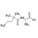 CAS 登录号：358388-30-4， N-(2,2-二甲基戊酰基)-L-丙氨酸