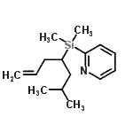 CAS 登录号：358782-88-4， 2-[二甲基(6-甲基-1-庚烯-4-基)硅烷基]吡啶