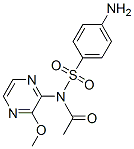 CAS 登录号：3590-05-4， N-(4-氨基苯基)磺酰基-N-(3-甲氧基吡嗪-2-基)乙酰胺