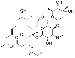 CAS#: 35906-56-0, [(4R,5S,6S,7R,9R,10R,11E,13E,16R)-6-[(2S,3R,4R,5S,6R)-5-[(2S,4R,5S,6S)-4,5-Dihydroxy-4,6-Dimethyloxan-2-Yl]Oxy-4-Dimethylamino-3-Hydroxy-6-Methyloxan-2-Yl]Oxy-10-Hydroxy-5-Methoxy-9,16-Dimethyl-2-Oxo-7-(2-Oxoethyl)-1-Oxacyclohexadeca-11,13-Dien-4-Yl] Propanoate