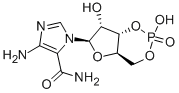 CAS#: 35908-14-6, 5-Amino-1-(2,7-dihydroxy-2-oxidotetrahydro-4H-furo[3,2-d][1,3,2]dioxaphosphinin-6-yl)-1H-imidazole-4-carboxamide