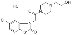 CAS#: 35941-71-0, 4-[(5-Chloro-2-Oxo-2H-Benzothiazol-3-Yl)Acetyl]Piperazine-1-Ethanol Monohydrochloride