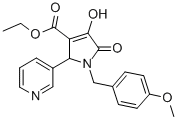CAS 登录号：359436-85-4， 1-(4-甲氧基苄基)-3-羟基-4-乙氧羰基-5-(3-吡啶基)-3-吡咯啉-2-酮
