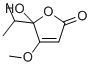 CAS 登录号：35973-53-6， 5-羟基-4-甲氧基-5-丙-2-基呋喃-2-酮