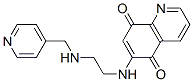 CAS 登录号：35976-64-8， 6-[2-(吡啶-4-基甲基氨基)乙基氨基]喹啉-5,8-二酮