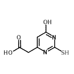 CAS#: 35978-12-2, (6-Oxo-2-Thioxo-1,2,3,6-Tetrahydro-4-Pyrimidinyl)Acetic Acid