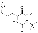 CAS 登录号:359781-97-8, N-叔丁氧羰基-2-氨基-4-叠氮基-丁酸甲酯