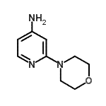 CAS 登录号：35980-77-9， 2-(4-吗啉基)-4-吡啶胺