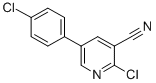 CAS 登录号：35982-99-1， 2-氯-5-(4-氯苯基)烟腈