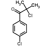 CAS 登录号：36025-21-5， 2-氯-1-(4-氯苯基)-2-甲基-1-丙酮