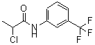 CAS 登录号：36040-85-4， 2-氯-N-(3-三氟甲基-苯基)-丙酰胺
