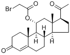 CAS#: 36049-50-0, [(8S,9S,10R,11R,13S,14S,17S)-17-Acetyl-10,13-Dimethyl-3-Oxo-1,2,6,7,8,9,11,12,14,15,16,17-Dodecahydrocyclopenta[a]Phenanthren-11-Yl] 2-Bromoacetate