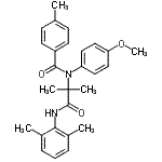 CAS#: 360571-08-0, N-{1-[(2,6-Dimethylphenyl)Amino]-2-Methyl-1-Oxo-2-Propanyl}-N-(4-Methoxyphenyl)-4-Methylbenzamide