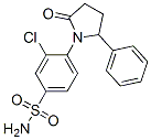 CAS 登录号：36090-50-3， 3-氯-4-(2-氧代-5-苯基吡咯烷-1-基)苯磺酰胺