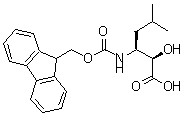 CAS 登录号：361161-57-1， (2R,3S)-3-{[(9H-芴-9-基甲氧基)羰基]氨基}-2-羟基-5-甲基己酸