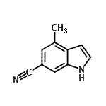 CAS#: 3613-02-3, 4-Methyl-1H-Indole-6-Carbonitrile