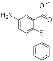 CAS 登录号：361336-73-4， 5-氨基-2-(苯基硫基)苯甲酸甲酯