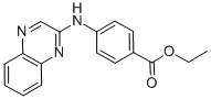 CAS 登录号：361390-39-8， 4-(2-喹喔啉基氨基)苯甲酸乙酯