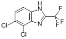 CAS#: 3615-21-2, 4,5-Dichloro-2-Trifluoromethylbenzimidazole