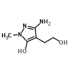 CAS#: 36162-81-9, 3-Amino-4-(2-Hydroxyethyl)-1-Methyl-1H-Pyrazol-5-Ol