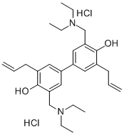CAS#: 3624-96-2, [5-[3-(Diethylazaniumylmethyl)-4-Hydroxy-5-Prop-2-Enylphenyl]-2-Hydroxy-3-Prop-2-Enylphenyl]Methyl-Diethylazanium Dichloride