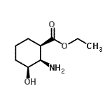 CAS 登录号：362490-91-3， 乙基(1R,2R,3S)-2-氨基-3-羟基环己烷甲酸酯