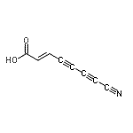 CAS#: 3625-68-1, (2E)-7-Cyano-2-Heptene-4,6-Diynoic Acid