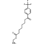 CAS 登录号：362669-42-9， 乙基8-氧代-8-[4-(三氟甲基)苯基]辛酸酯